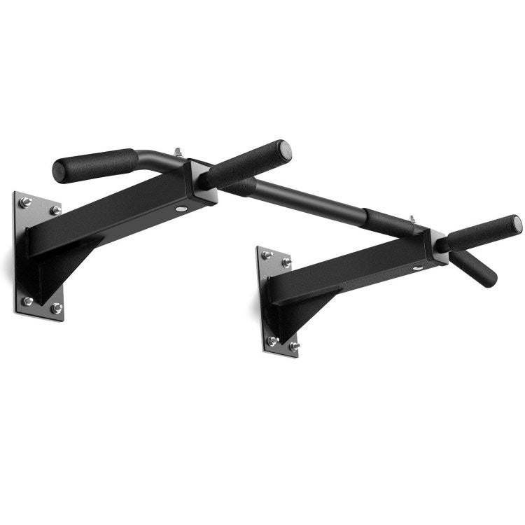 Hard Rock Health Wall Mounted Multi-Grip Pull Up Bar with Foam Handgrips Hard Rock Health Wall Mounted Multi-Grip Pull Up Bar with Foam Handgrips
